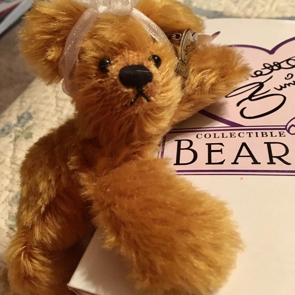 ANNETTE FUNICELLO COLLECTIBLE BEAR...NIB...MANGO - Picture 2 of 4